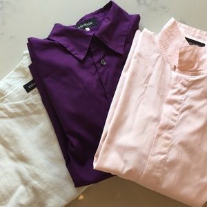 Set of 3 Eskandar Blouses